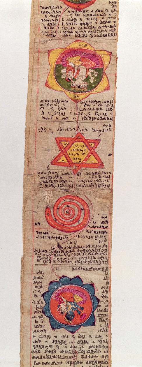 Ms Sanskrit 1804 Sanskriet medisch manuscript door Indian School