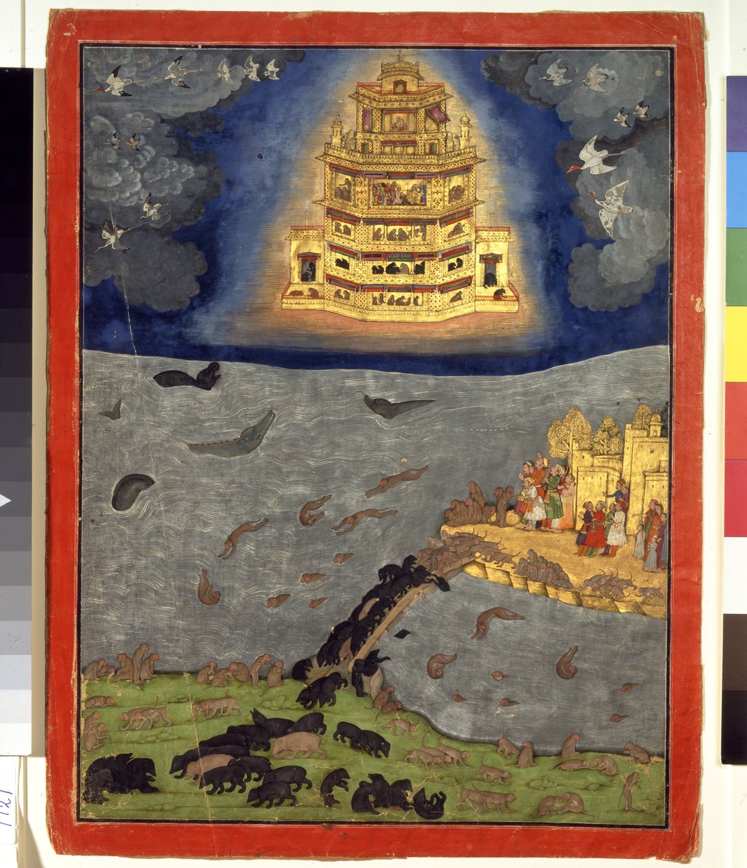 De Hemelse Strijdwagen, ca. 1650 door Indian School