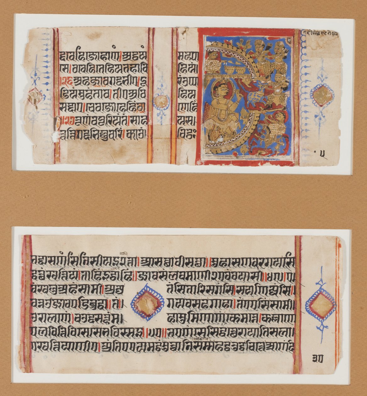 Het beleg van Ujjayimi; Doden van de magische ezel, c.1600-1625 door Indian School