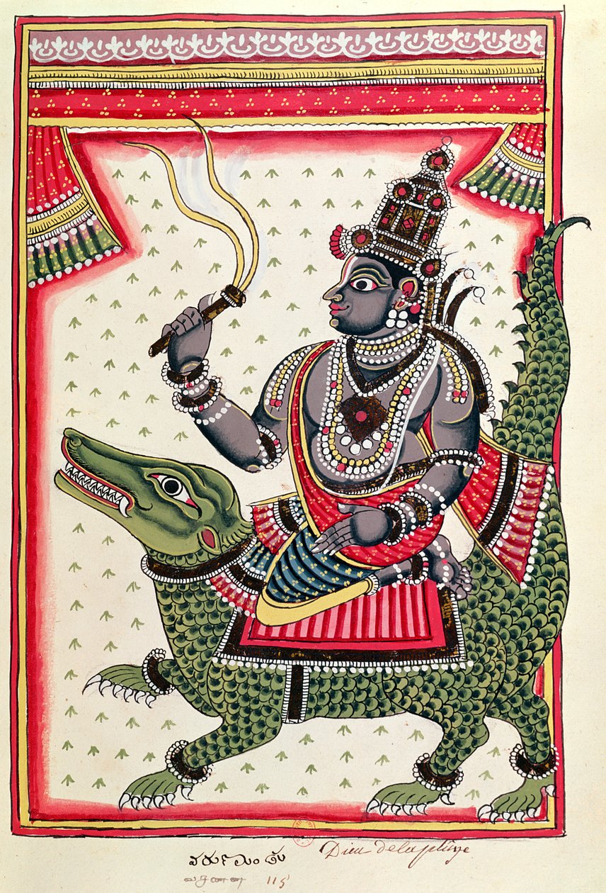 Varuna, god van de oceanen door Indian School