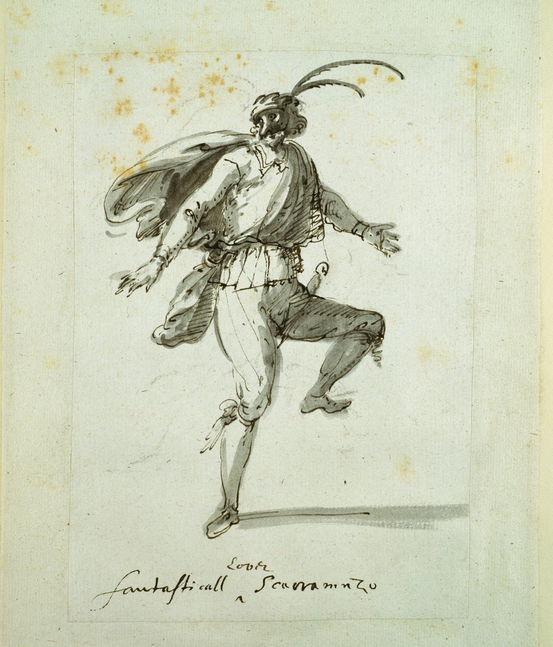 Een fantastische schaduwrijke minnaar door Inigo Jones