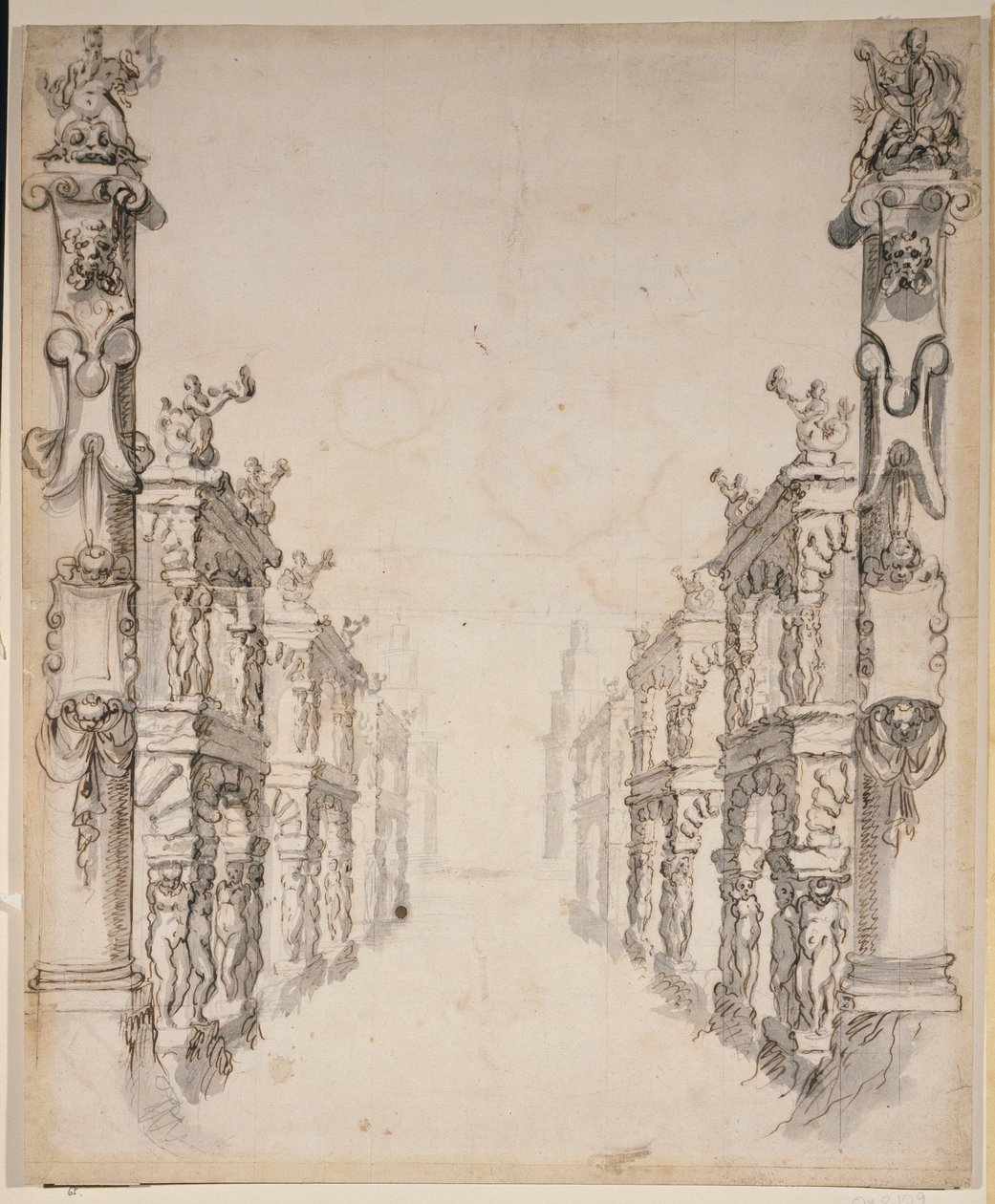 Het huis van Oceanus door Inigo Jones