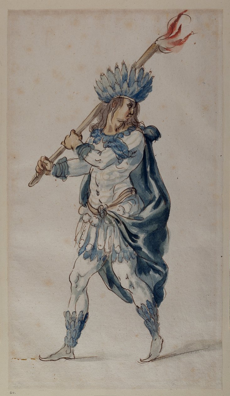 Fakkeldrager: een Indiër door Inigo Jones