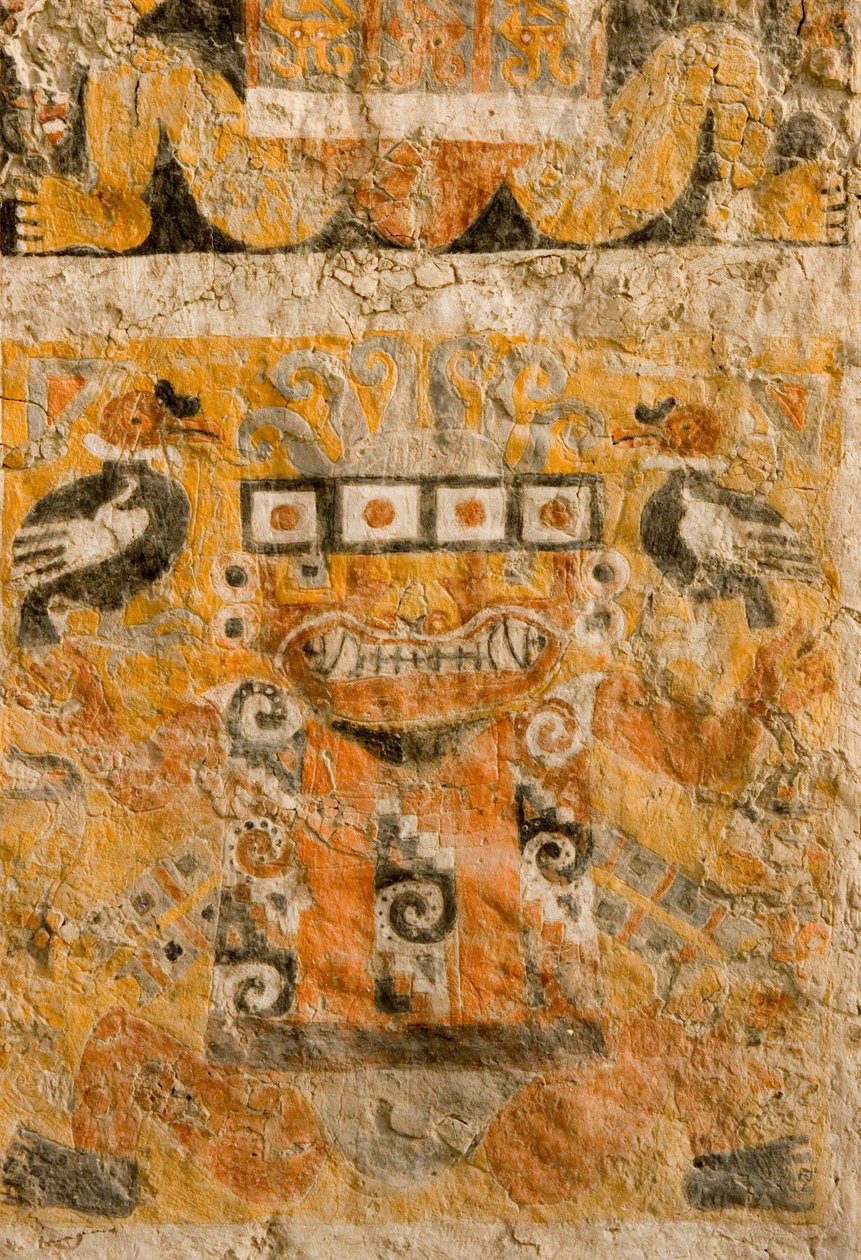 Bij Huaca El Brujo, de belangrijkste begrafenis in de noordwestelijke hoek van El Brujo door Ira Block