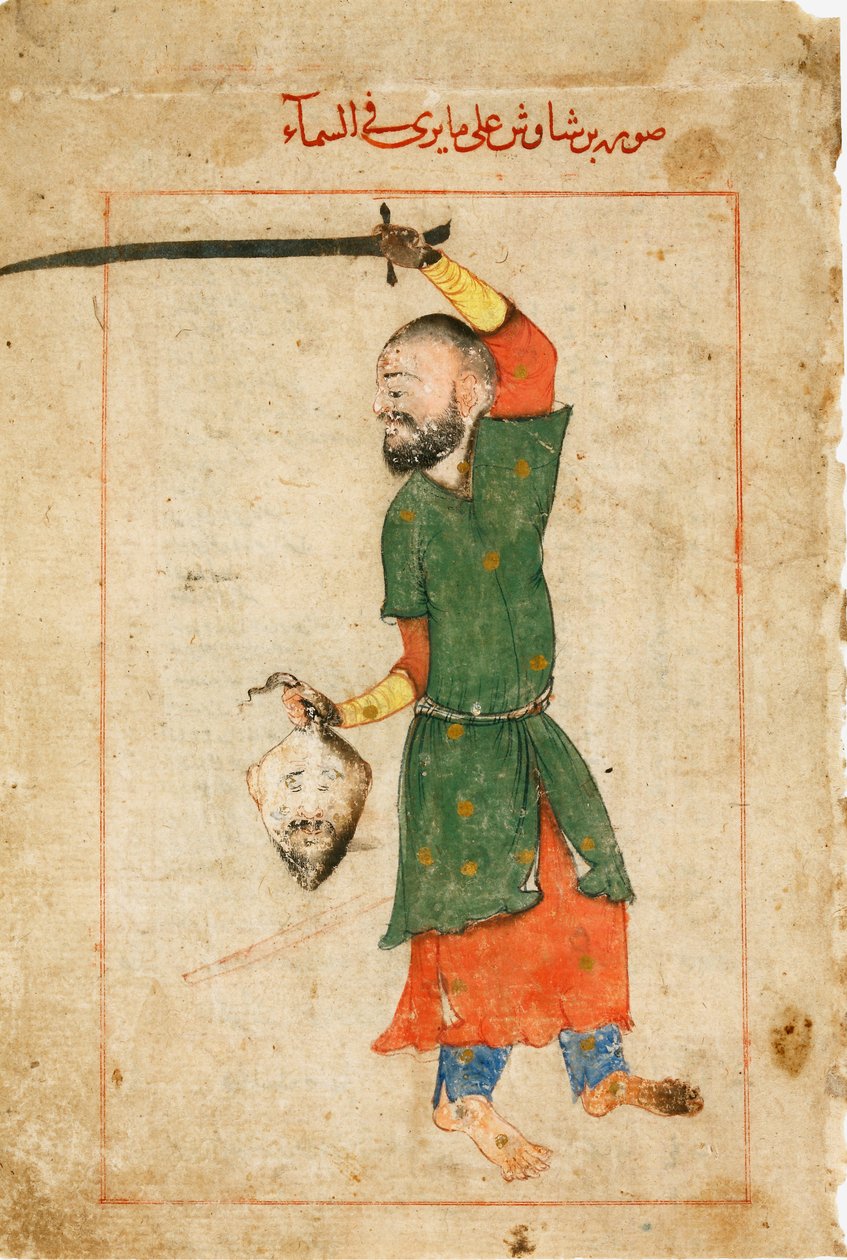 Het sterrenbeeld Perseus uit het Boek der Vaste Sterren door Al-Sufi door Iranian Master