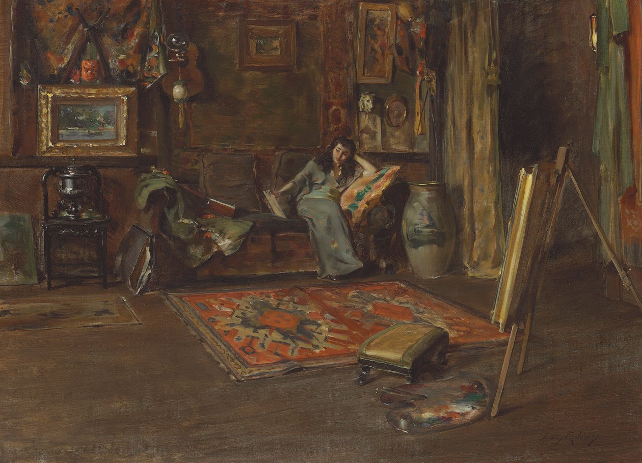 Interieur van William Merritt Chase
