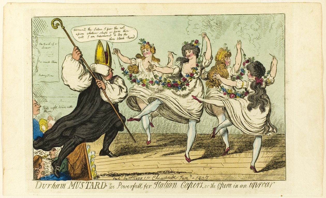 Durham Mosterd Te Krachtig voor Italiaanse Kappertjes door Isaac Cruikshank