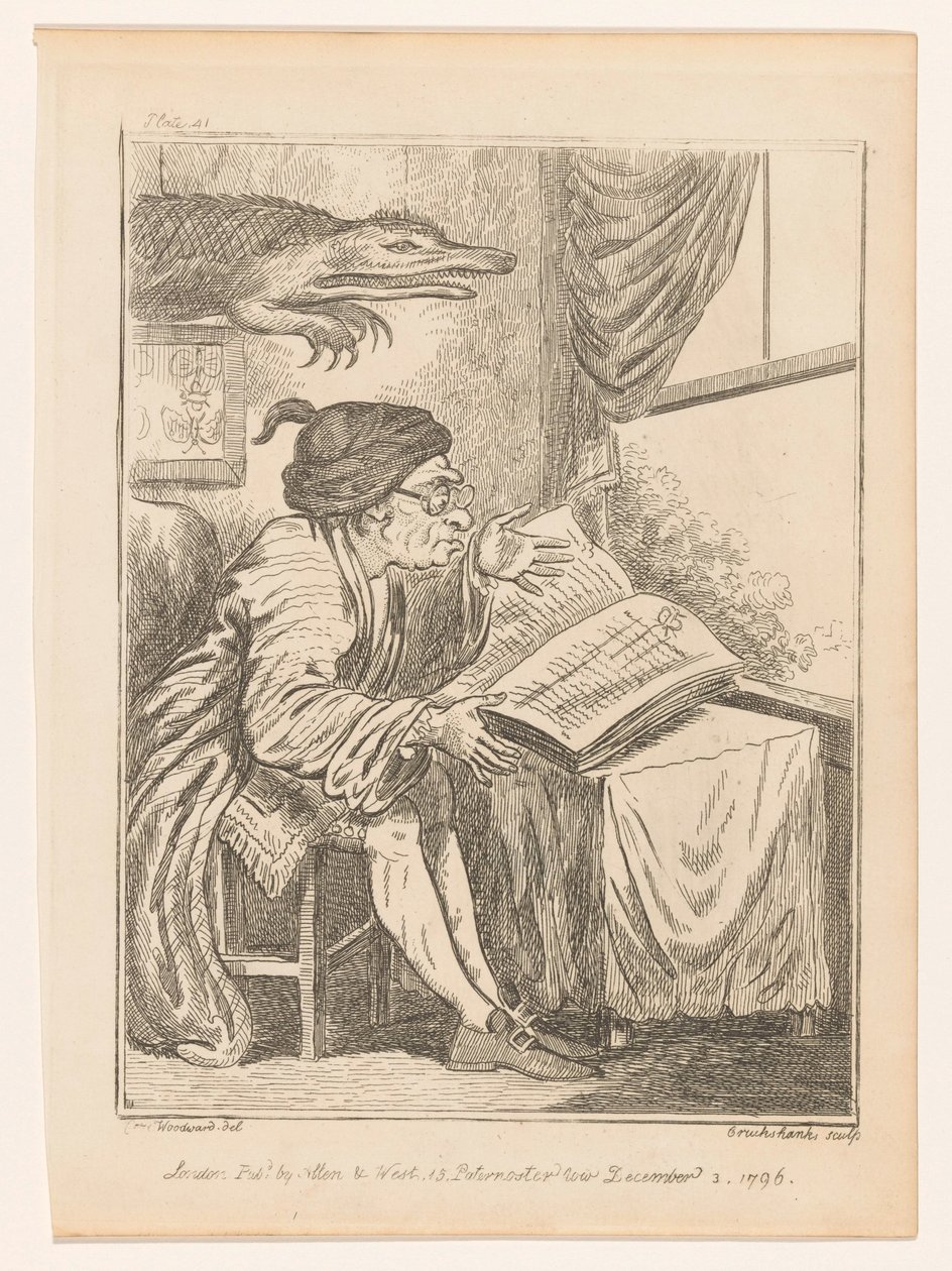 Onderzoeker te Hertfordshire door Isaac Cruikshank
