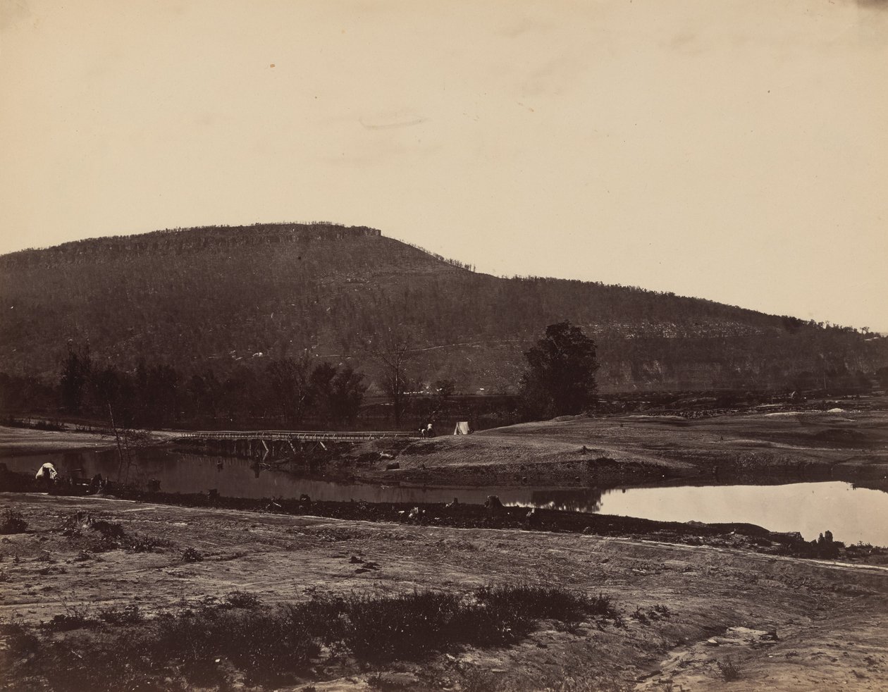 Chattanooga, Tennessee, South End, ca. 1864 (foto) door Isaac H. Bonsall
