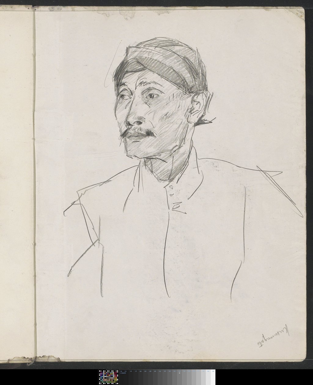 Portret van een onbekende man door Isaac Israels