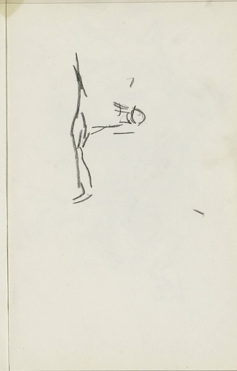 Studie, mogelijk een figuurstudie door Isaac Israels