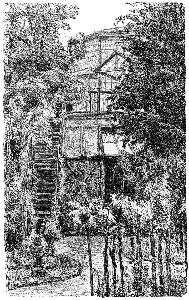 De tuin door Isaac Israels