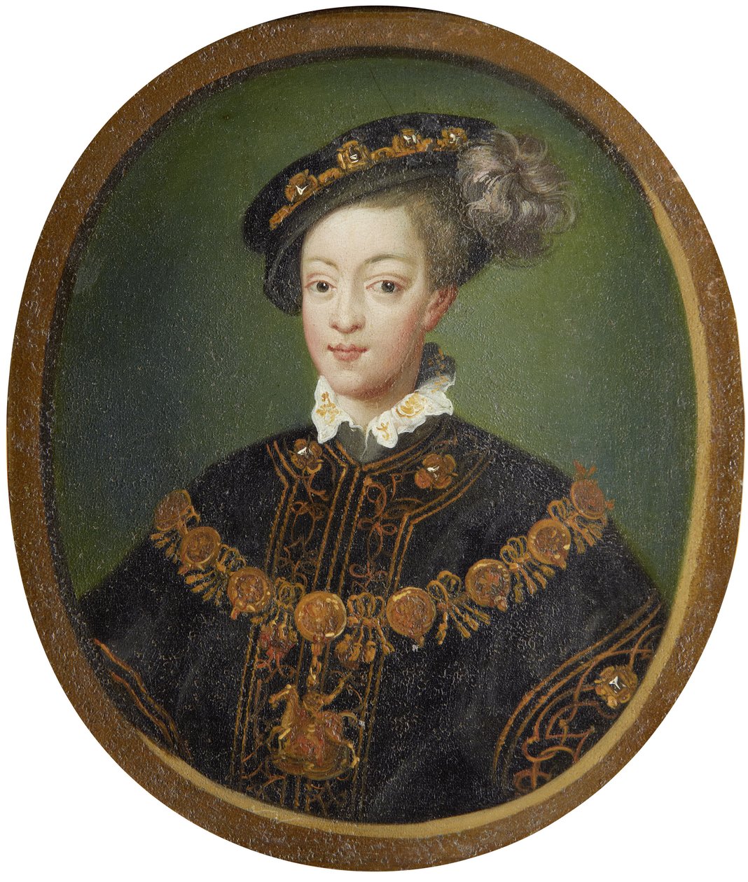 Edward VI, koning van Engeland door Isaac Oliver