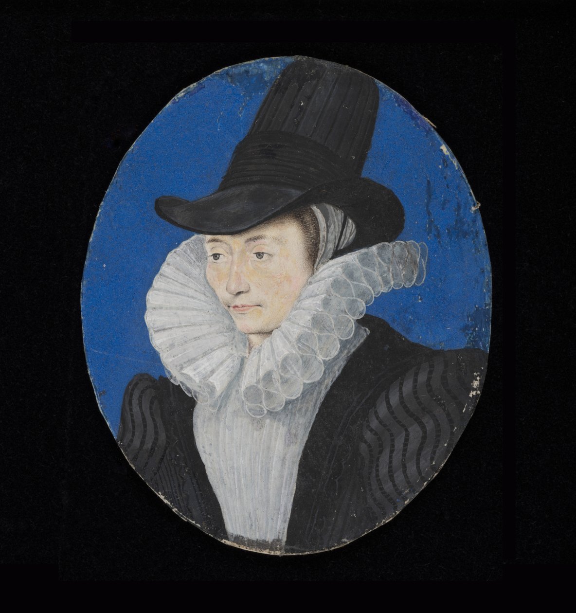 Portretminiatuur van een Onbekende Dame door Isaac Oliver