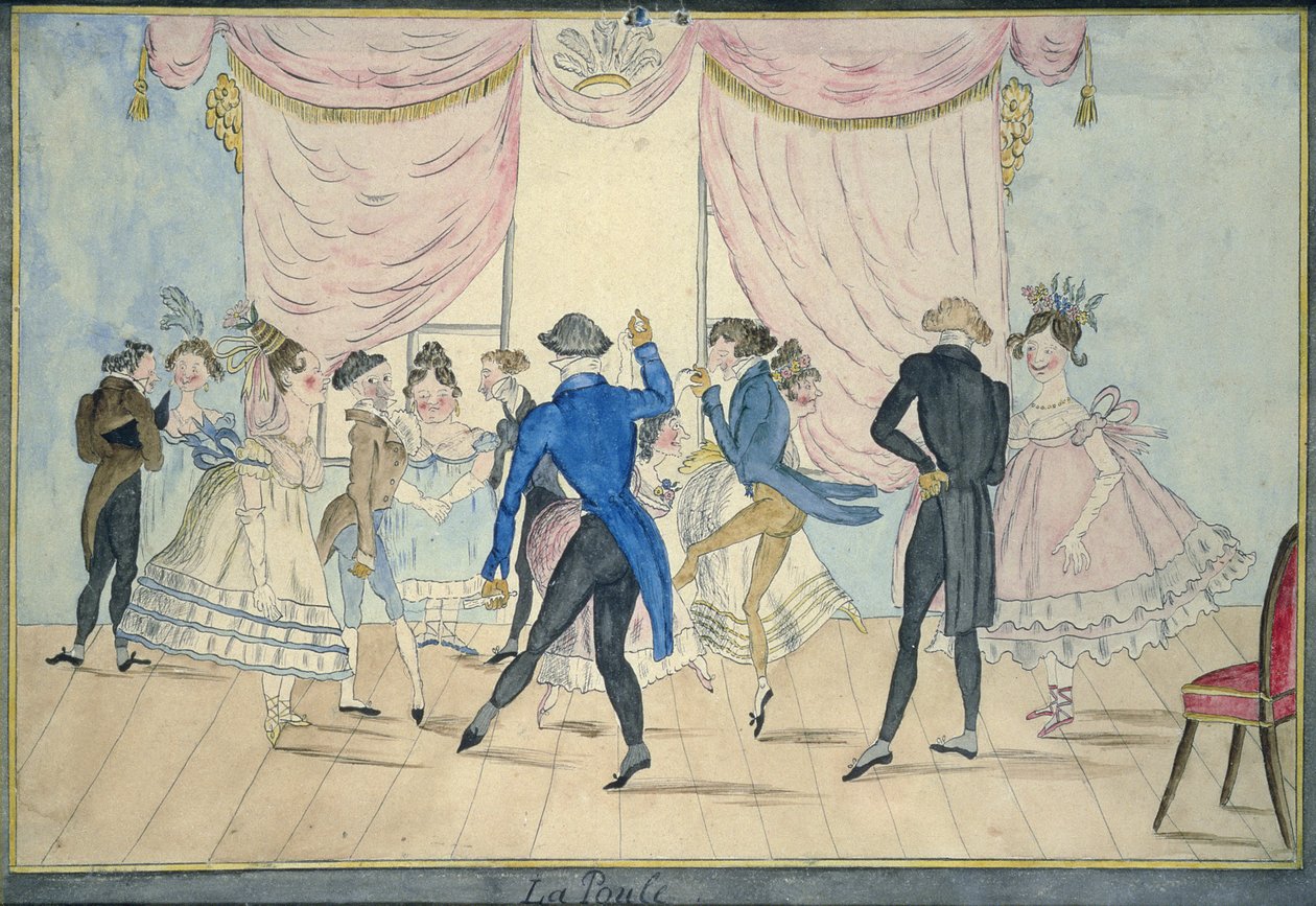 La Poule, c.1820 door Isaac Cruikshank