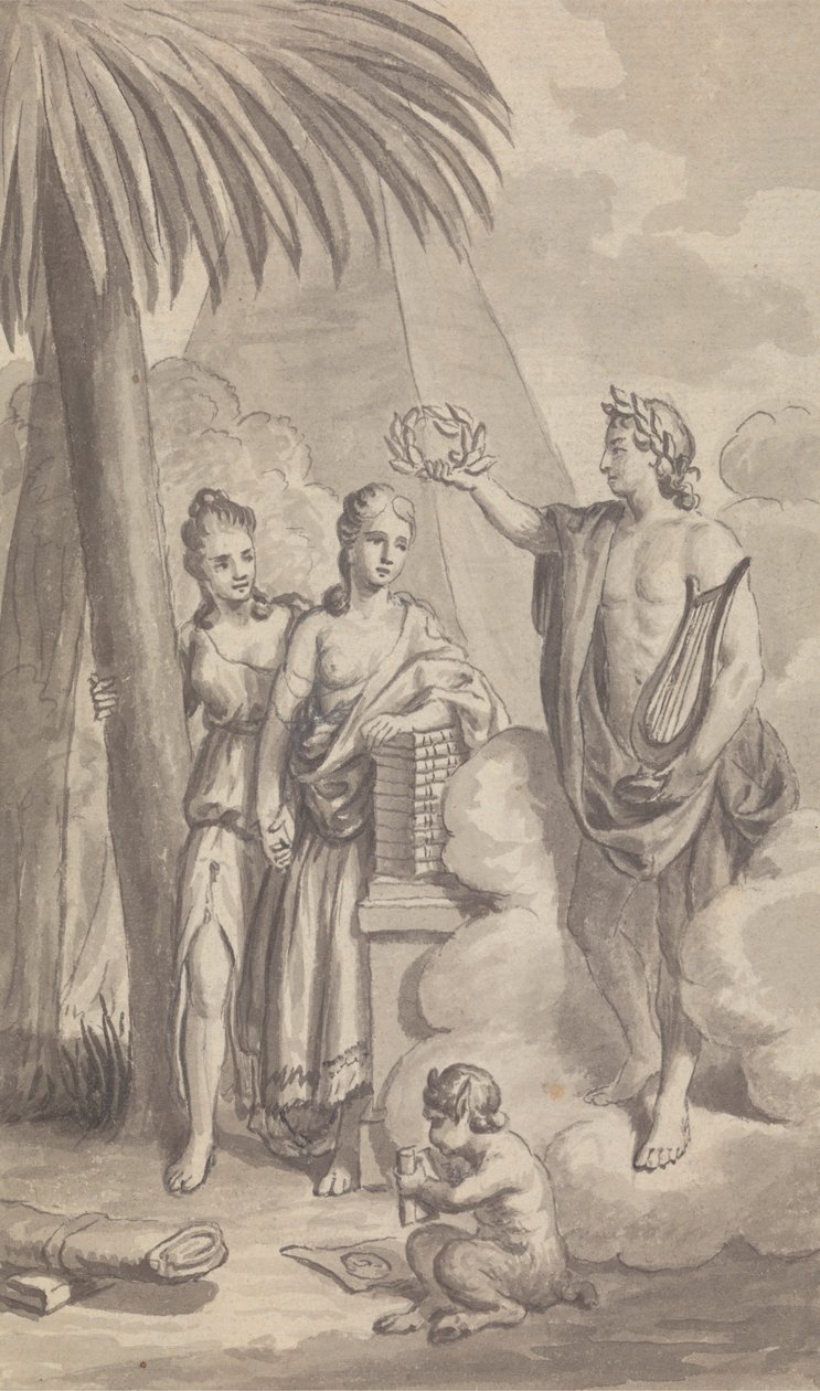 Town and Country Magazine, Frontispice voor Vol. X voor 1778 door Isaac Taylor