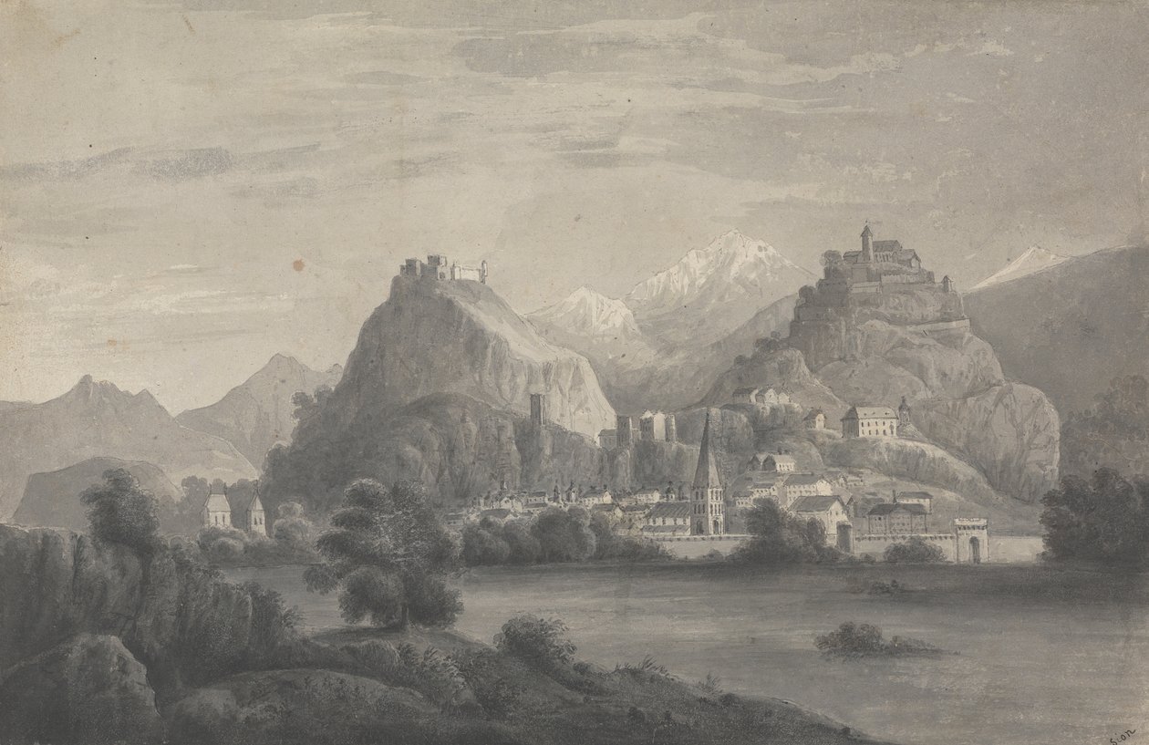 Sion (Zwitserland) door Isaac Weld