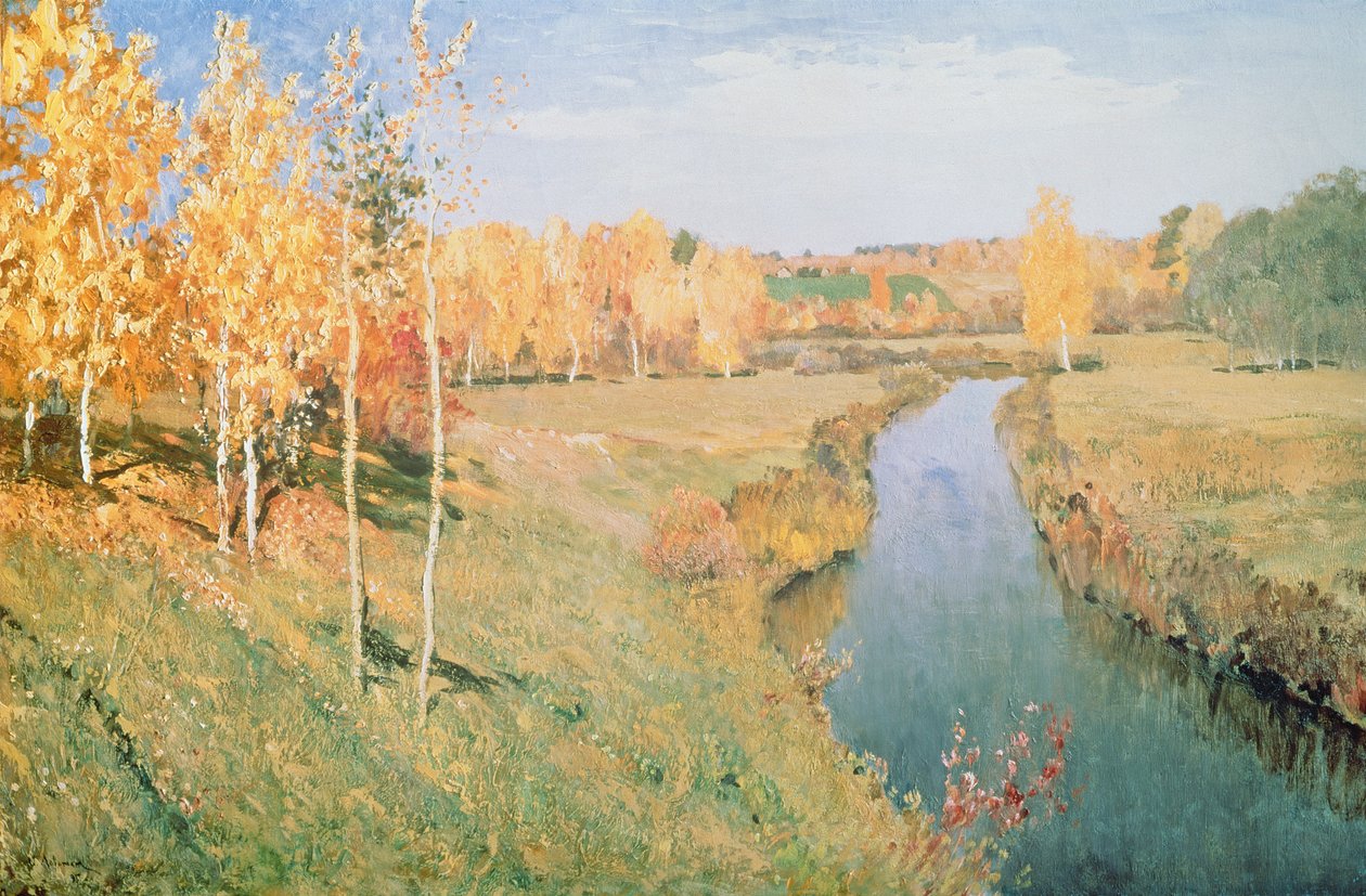 Gouden herfst, 1895 door Isaak Ilyich Levitan
