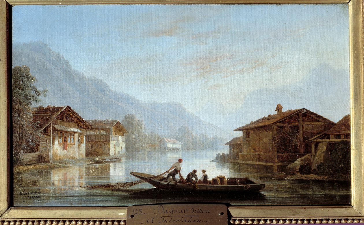 Pecheurs Suisse à Interlaken door Isidore Dagnan