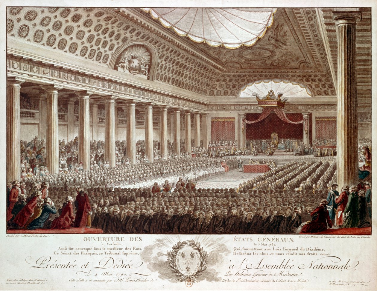 De opening van de Estates General in Versailles ... door Isidore Stanislas Helman