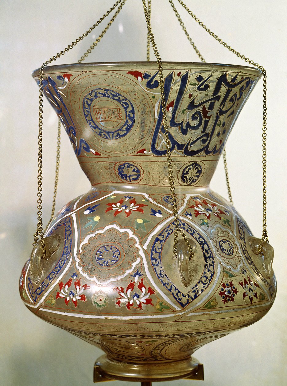 Lamp, uit de moskee van Sultan Hasan, Caïro door Islamic School