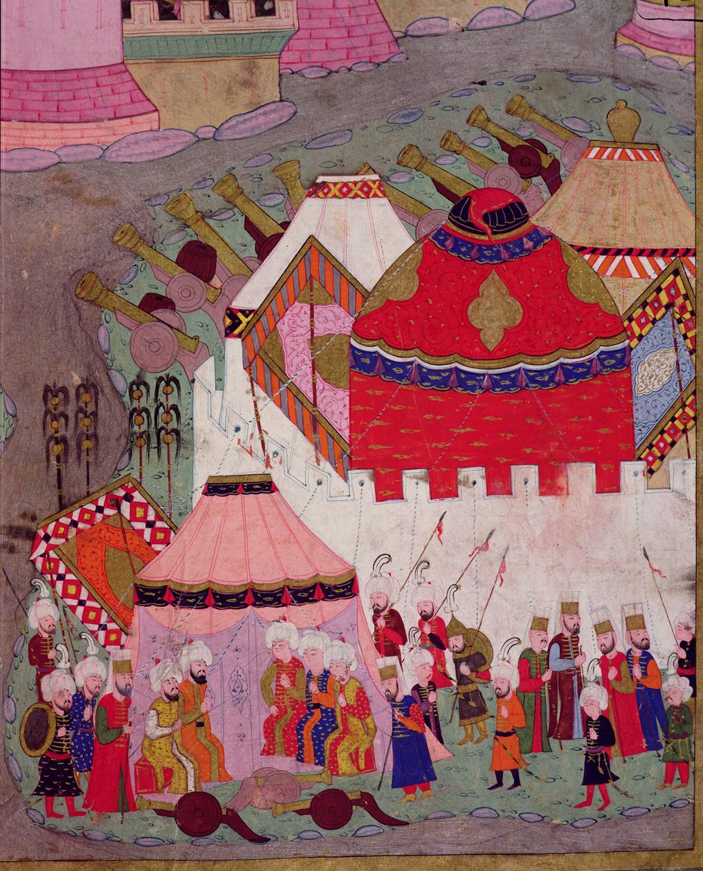 TSM H.1524 Beleg van Wenen door Suleyman I (1494-1566) de Grote, in 1529, uit de 
