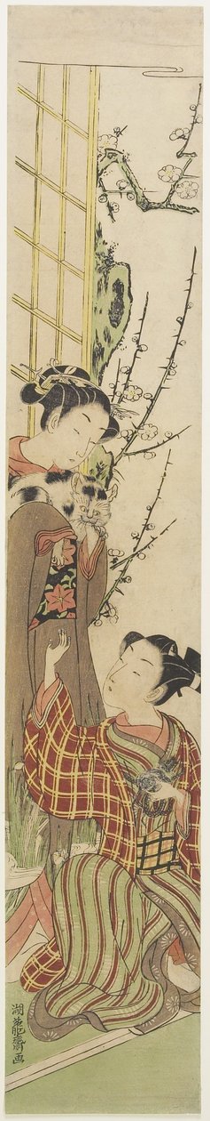 (Kat en muis), ca. 1780 door Isoda Koryusai