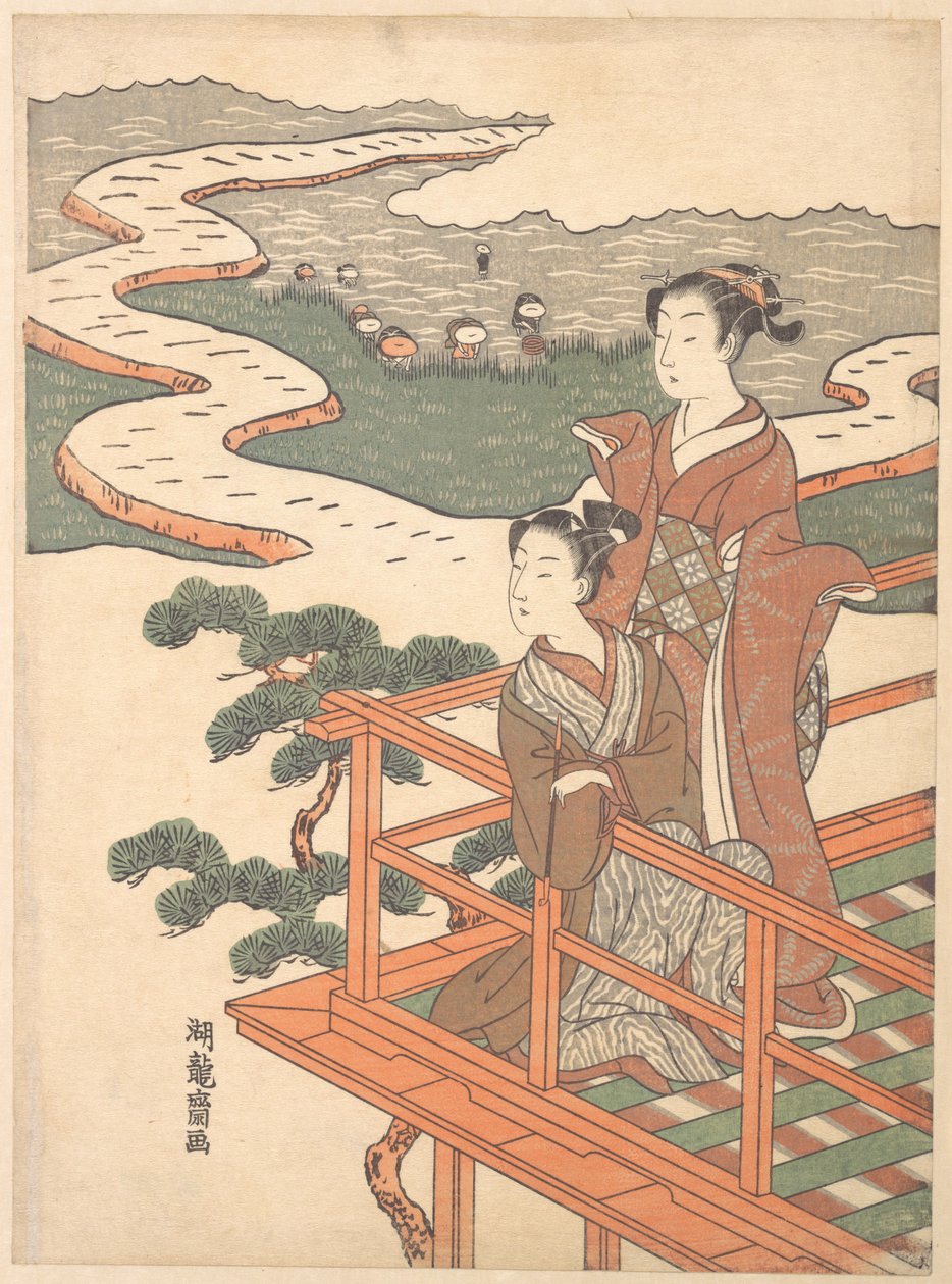 Prent door Isoda Koryusai