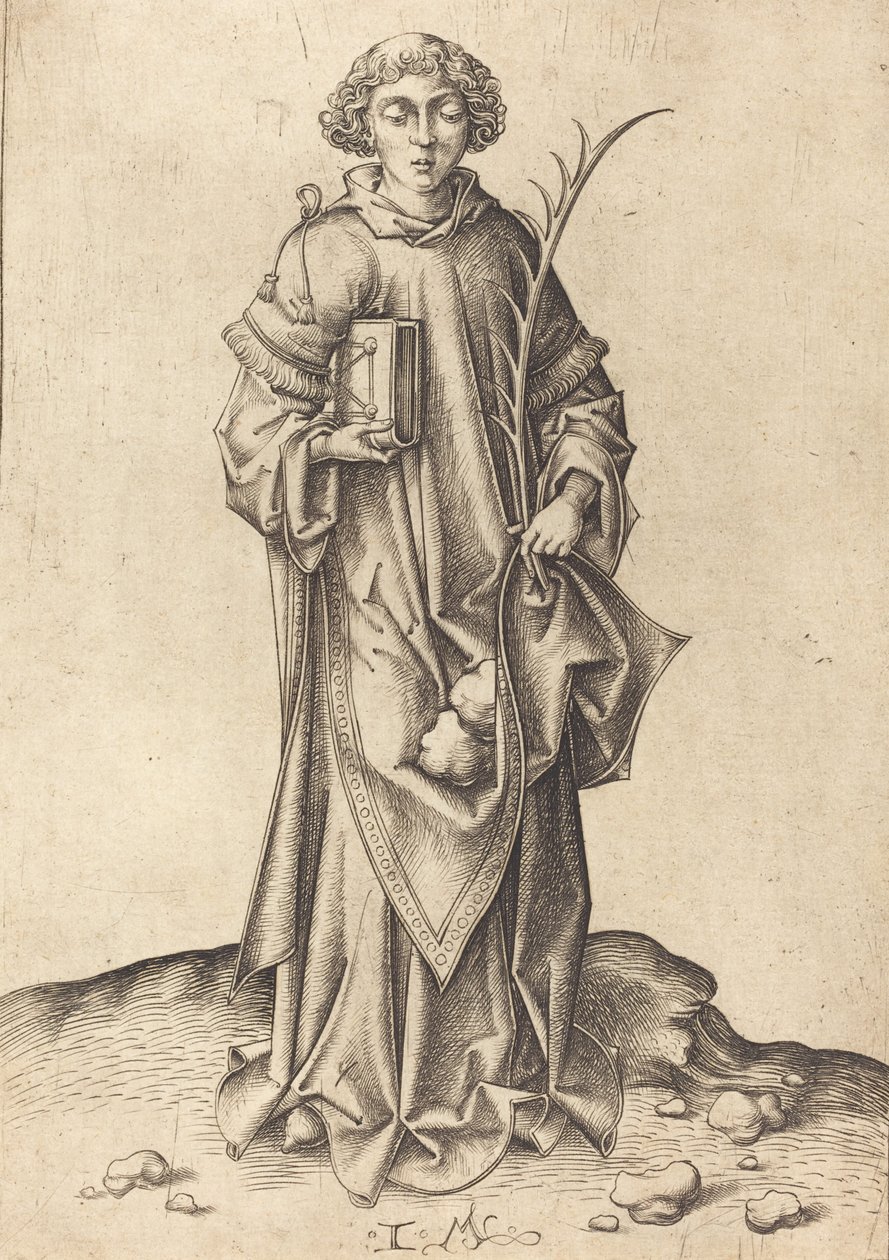 Sint Stefanus door Israhel van Meckenem