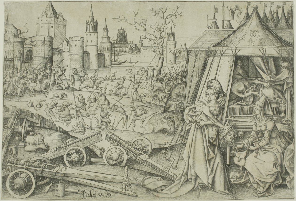 Judith door Israhel van Meckenem the younger