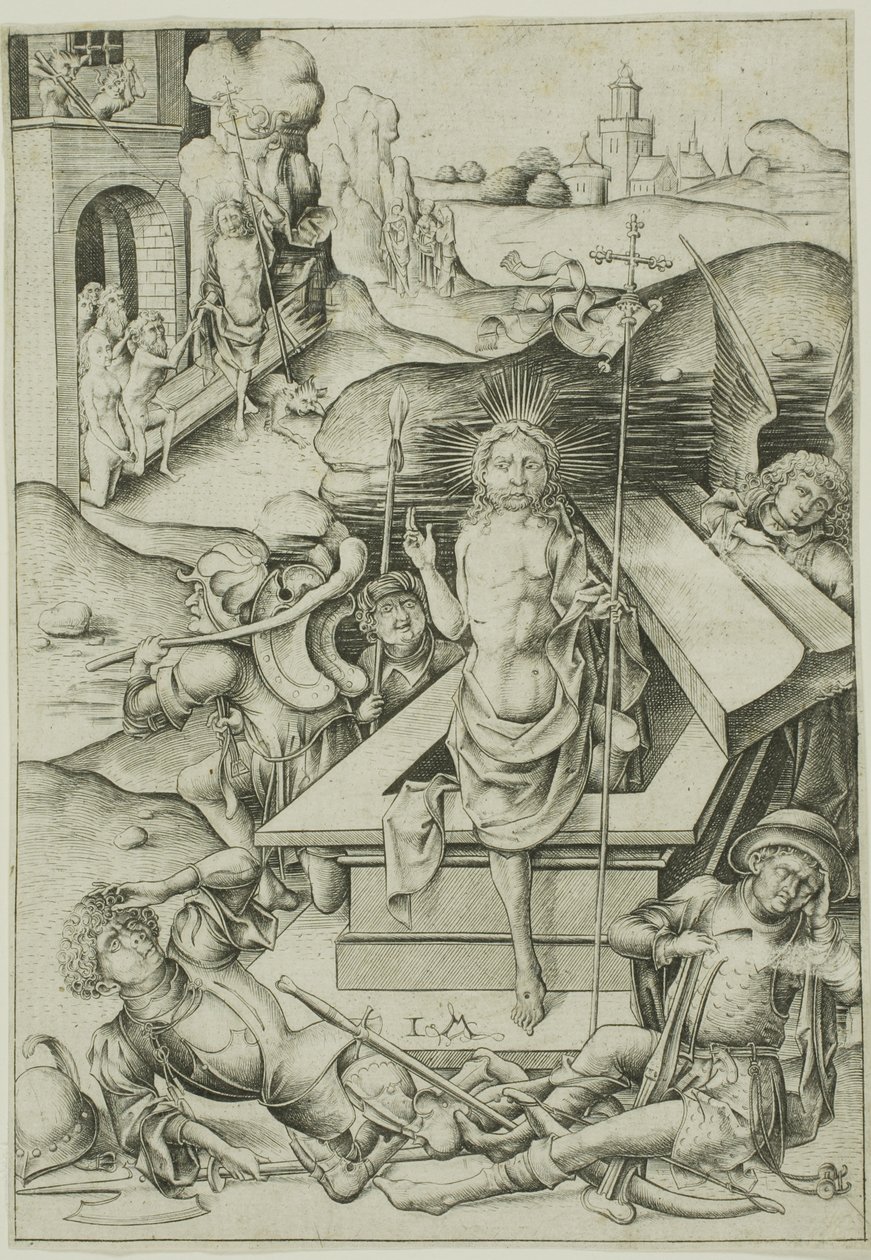 De Wederopstanding door Israhel van Meckenem the younger