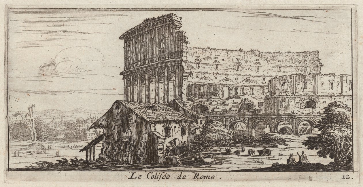 Het Colosseum van Rome door Israël Silvestre