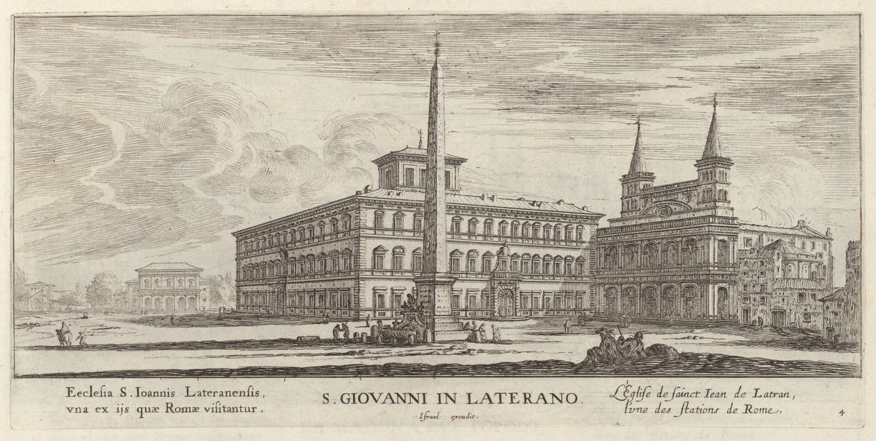 S. Giovanni in Laterano door Israël Silvestre