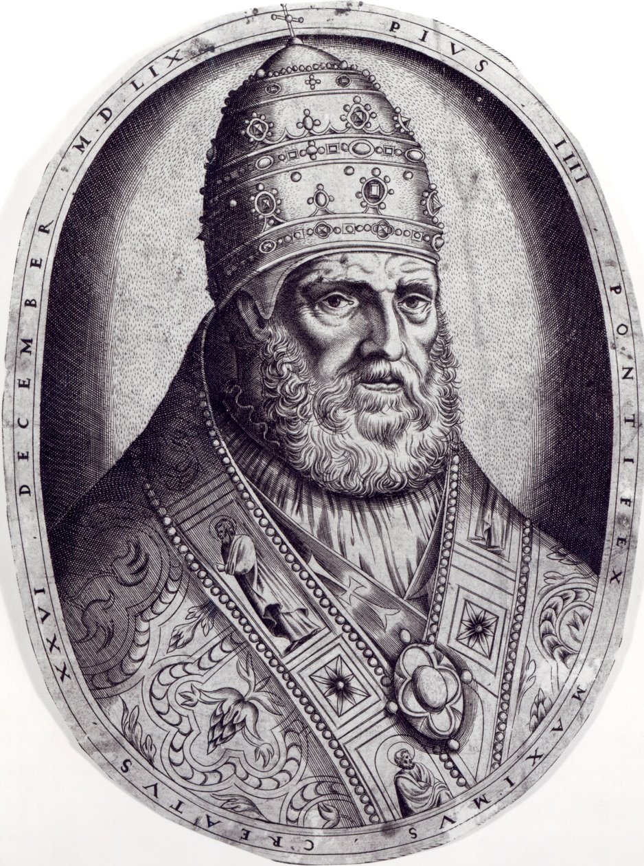 Portret van Paus Pius IV, 1559 door Italian School