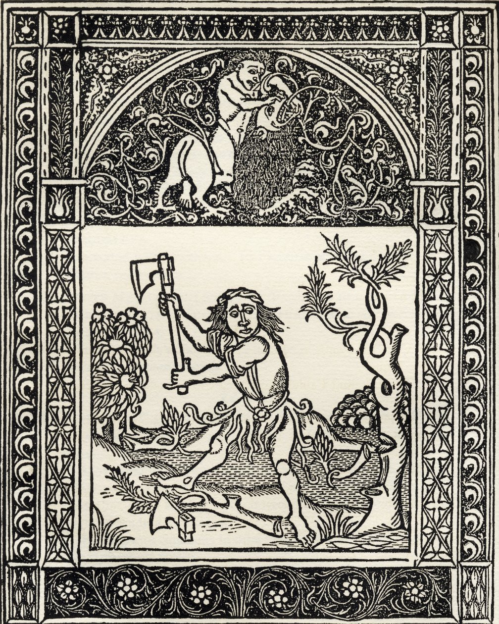 De Fabel van de Houthakker en de Bijl, uit 