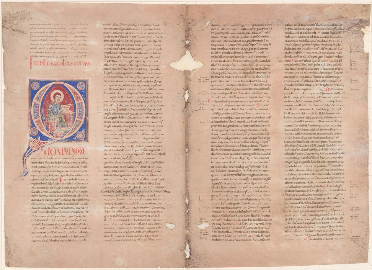 Sint Lucas door Italian 12th Century