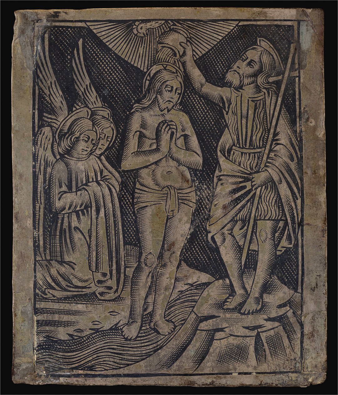 Doop van Christus door Italian 16th Century