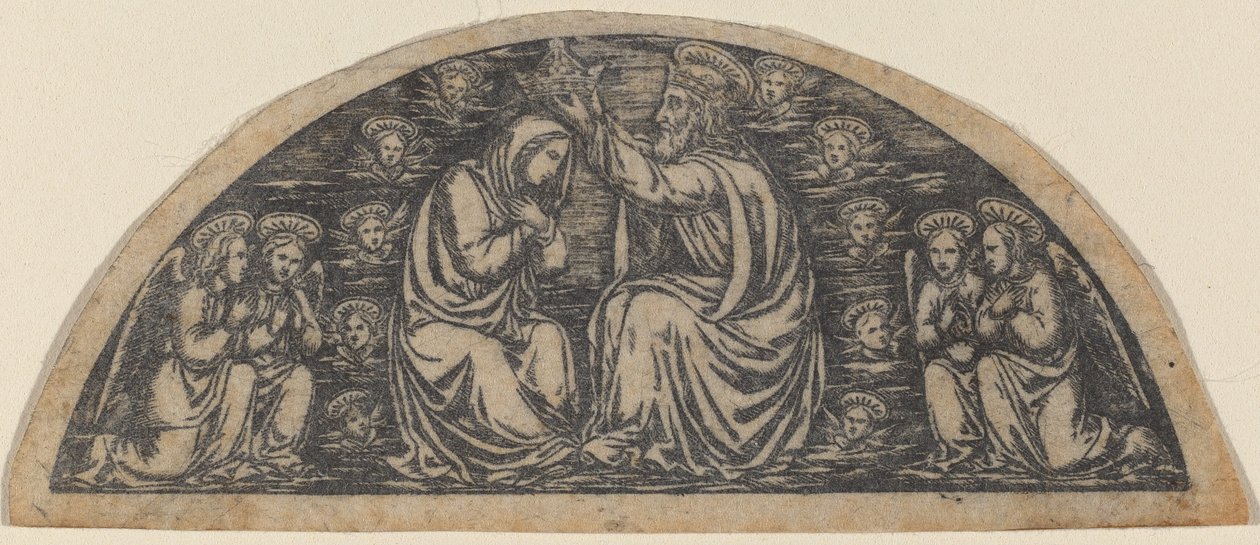 Kroning van de Maagd door Italian 18th or 19th Century