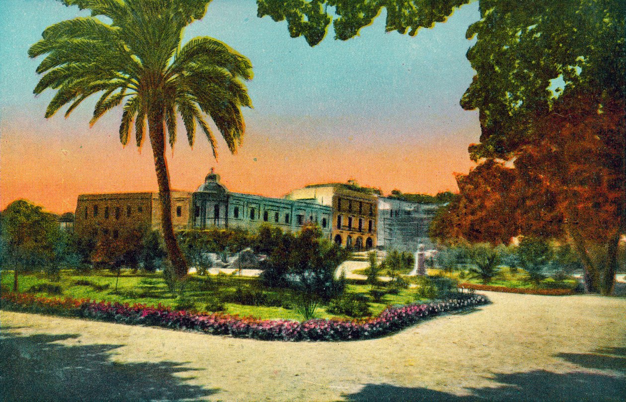 Messina, Villa Mazzini (ingekleurde foto) door Italian Photographer