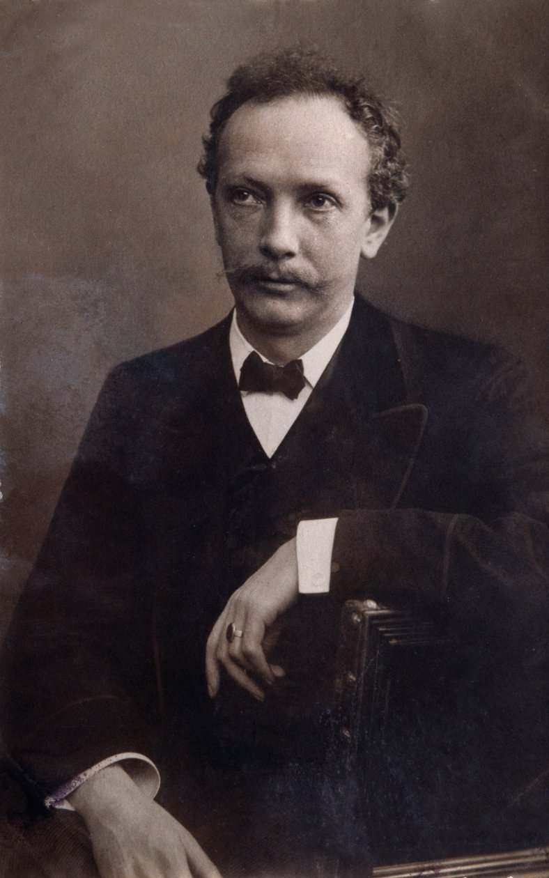 Portret van Richard Strauss (1864-1949) Duitse componist door Italian Photographer