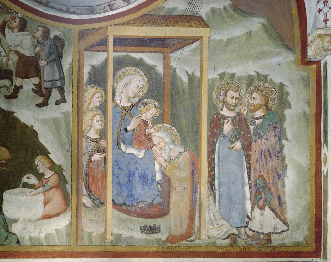 Aanbidding der Wijzen, Kapel van Onze Lieve Vrouw door Italian School