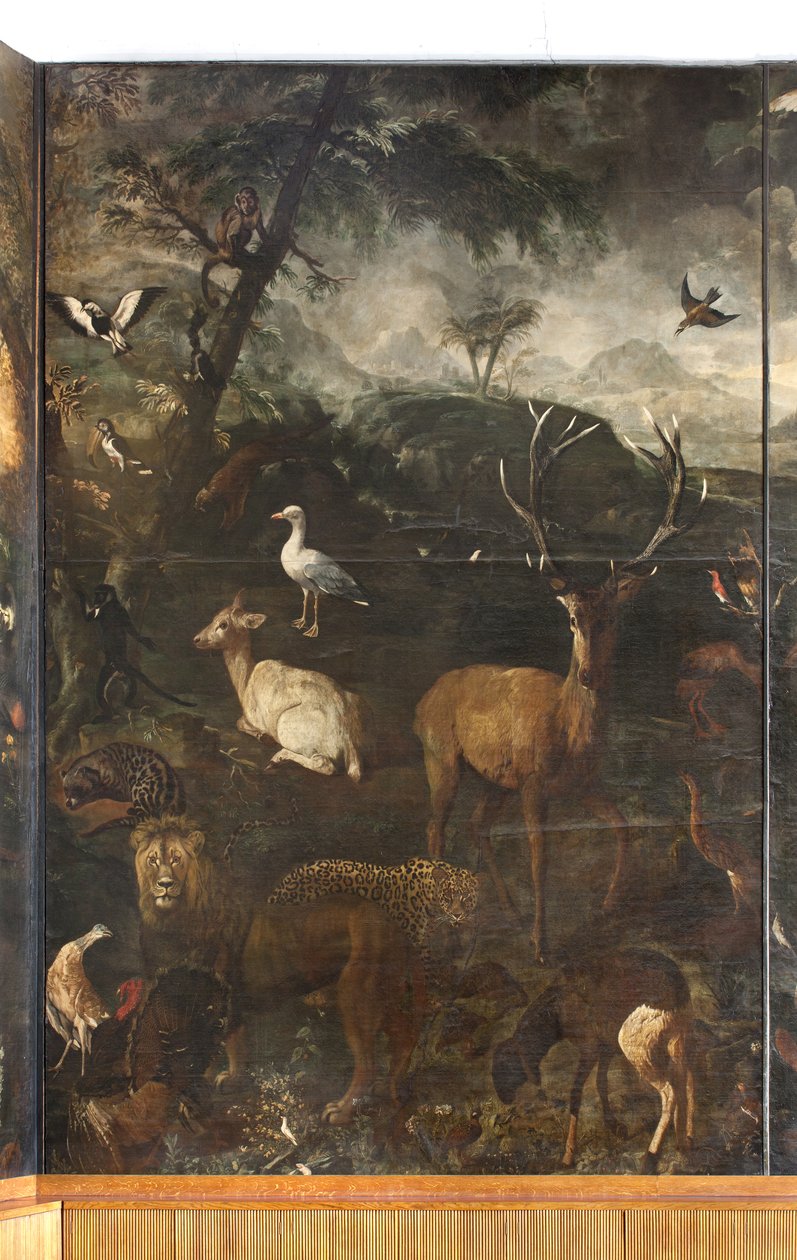 Dieren, Mythe van Orpheus (detail) door Italian School