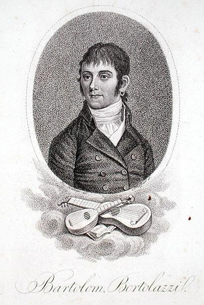 Bartolomeo Bortolozzi (geb. 1773) gegraveerd door Scheffner door Italian School