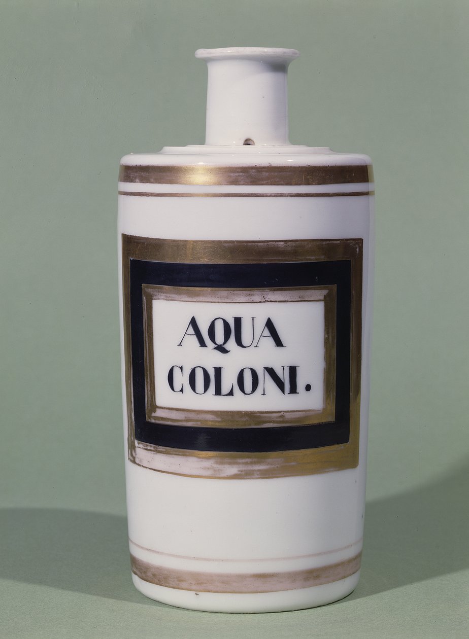 Eau de Cologne-fles, begin 19e eeuw door Italian School
