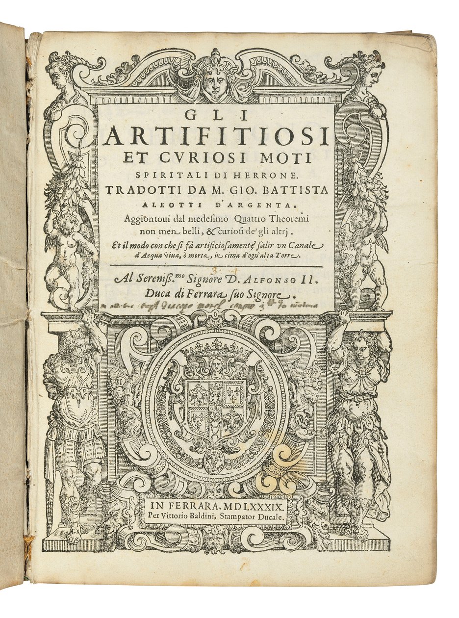 Eerste Editie van Aleotti