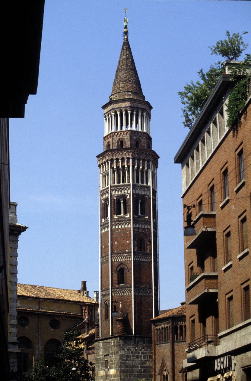 Milaan: de klokkentoren van San Gottardo door Italian School