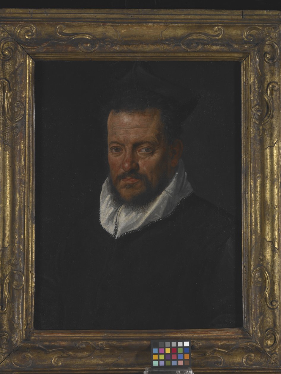 Portret van een Priester door Italian School