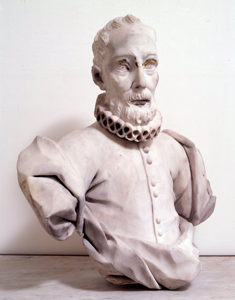 Portret van Alessandro Giustiniani (marmeren beeldhouwwerk) door Italian School