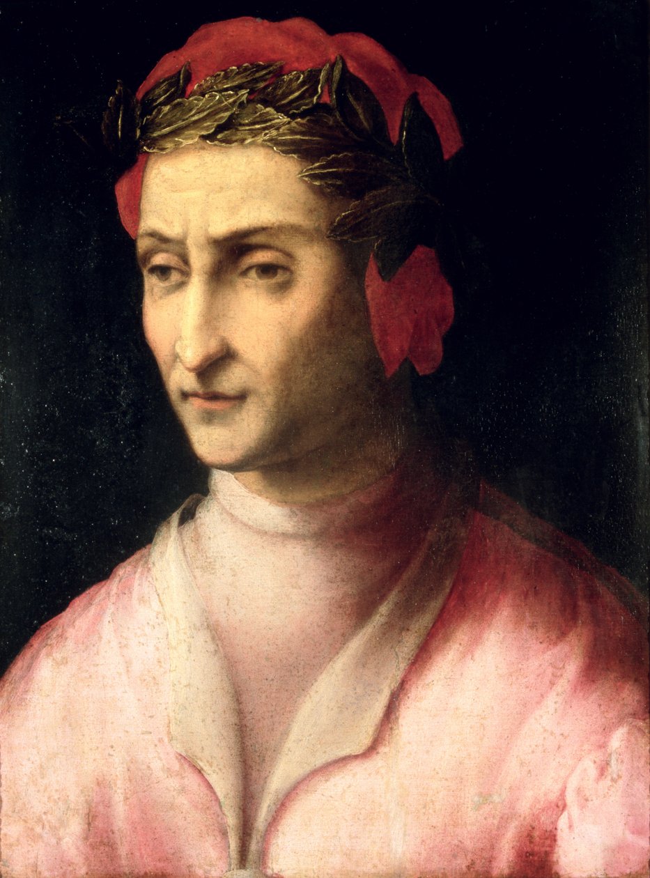 Portret van Dante Alighieri door Italian School