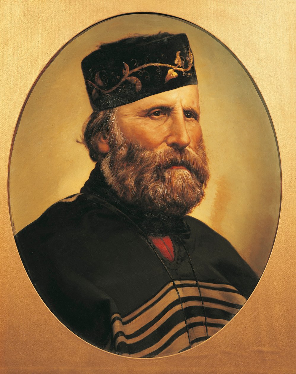 Portret van Giuseppe Garibaldi, circa 1897 door Italian School